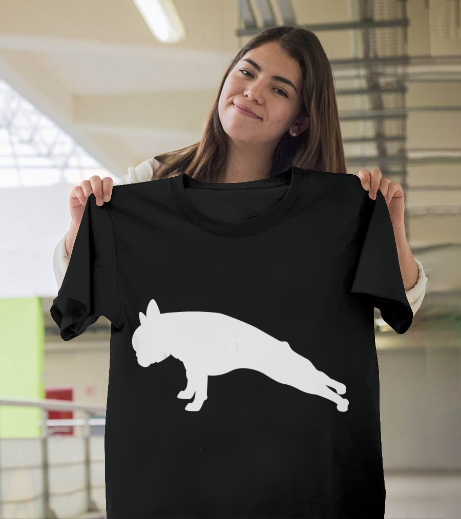 French Bulldog Yoga Pose Frenchie T-Shirt