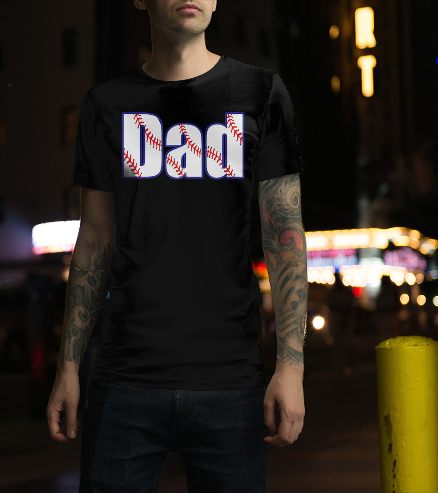 Dad Baseball Fun Father's Day Play T-Shirt