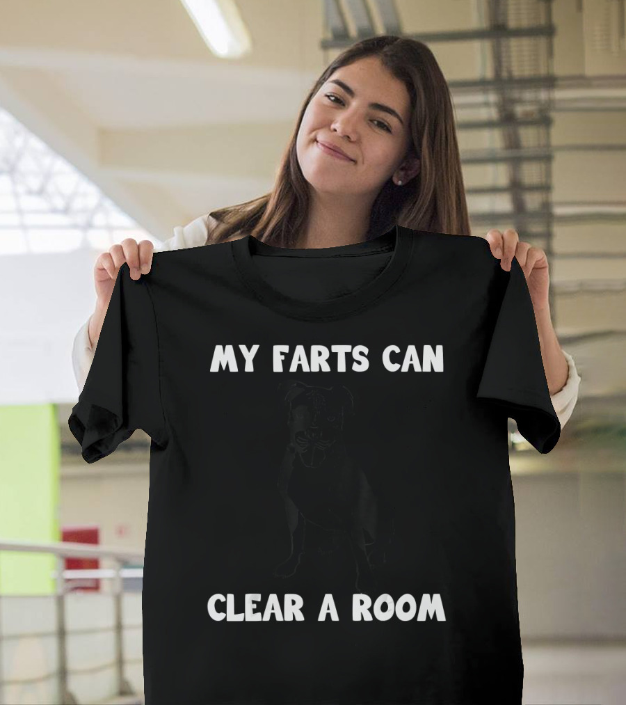 My Farts Can Clear a Room Boxer Dog T-Shirt