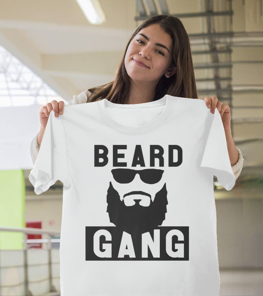 Beard Gang Funny Men's Beard Sunglasses T-Shirt