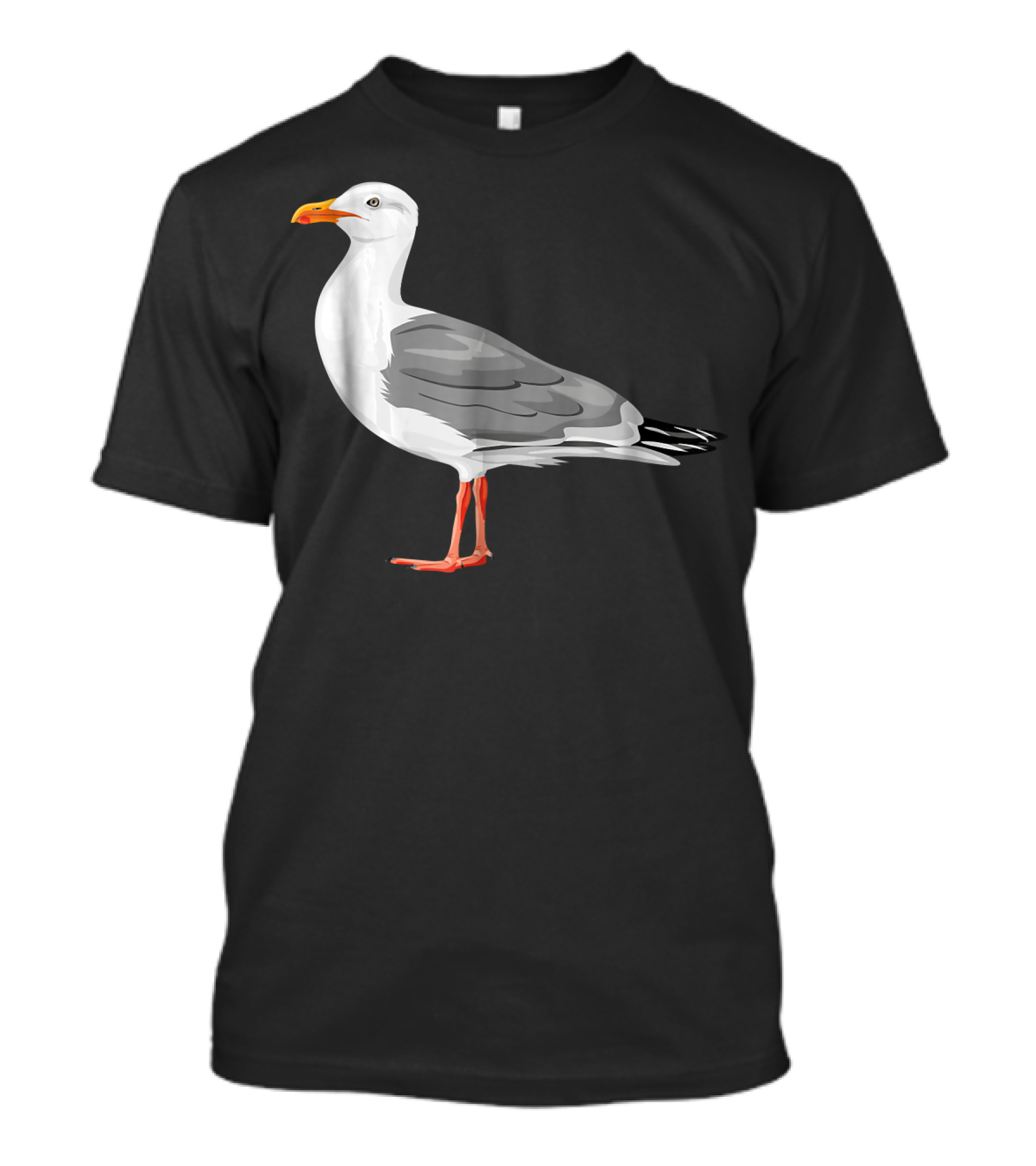 Funny Seagull Ocean Lover Coastal Bird T-Shirt
