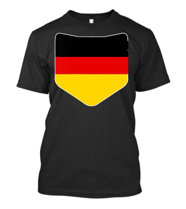 Germany Flag Pocket Print Country Emblem German Colors T-Shirt