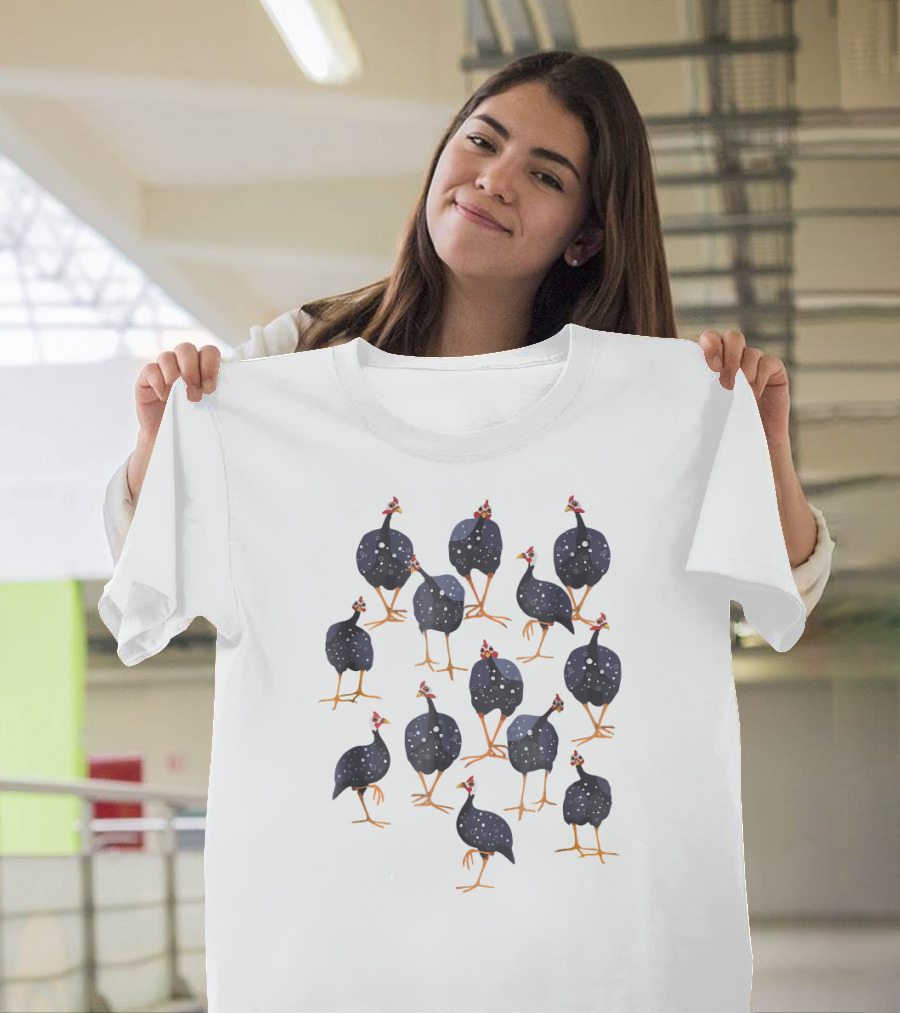 Guinea Fowl Hen Bird T-Shirt