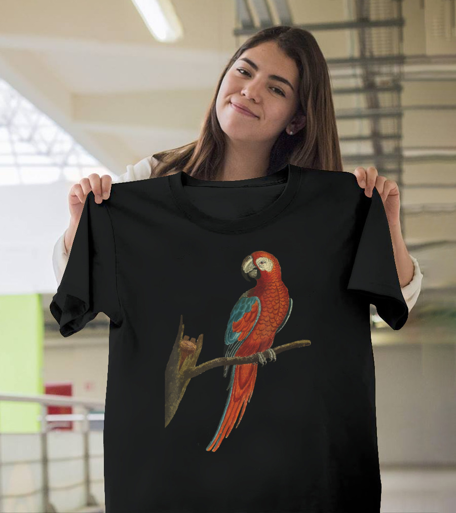 Hawaii Tropical Parrot Halloween Macaw Vibrant Vintage Bird T-Shirt