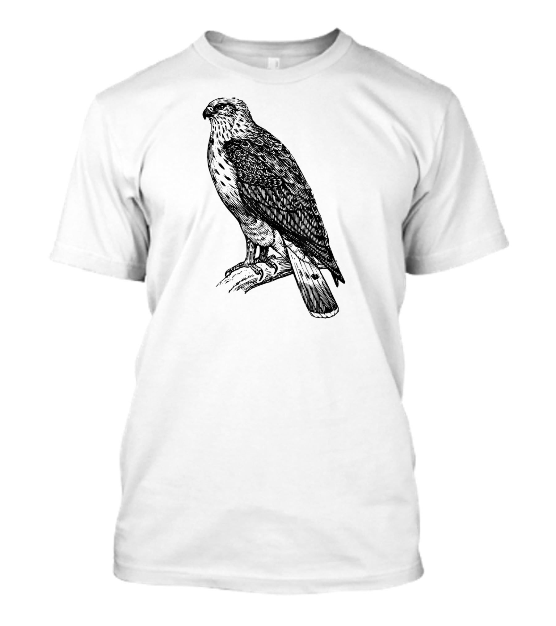 Hawk Ornithology Black Bird T-Shirt
