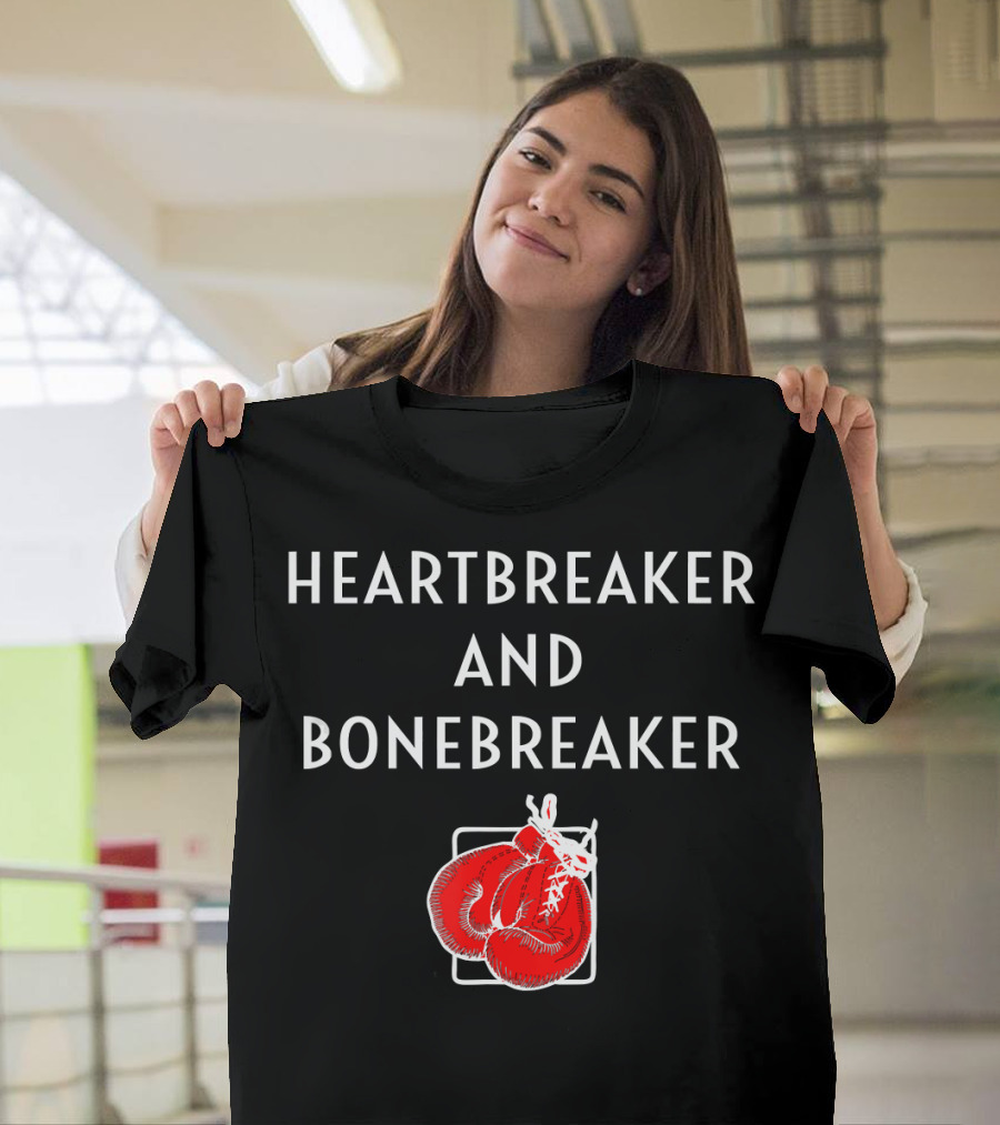 Heartbreaker And Bonebreaker Woman Boxer Boxing Gloves T-Shirt