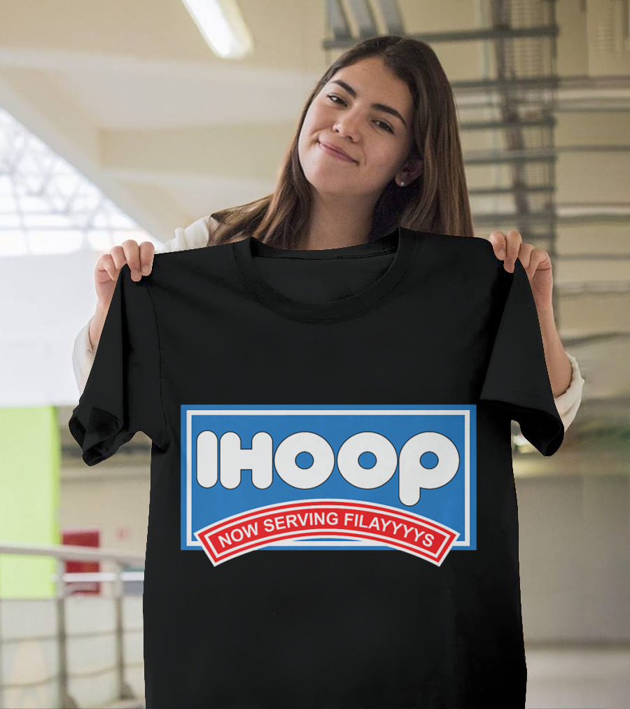 Ihoop Now Serving Filayyyys Basketball Spoof T-Shirt