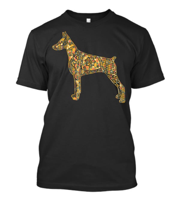 Doberman Pinscher Mandala T-Shirt