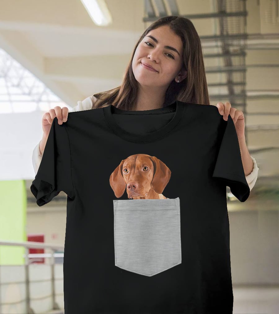 Dog In Your Pocket Vizsla Companion T-Shirt