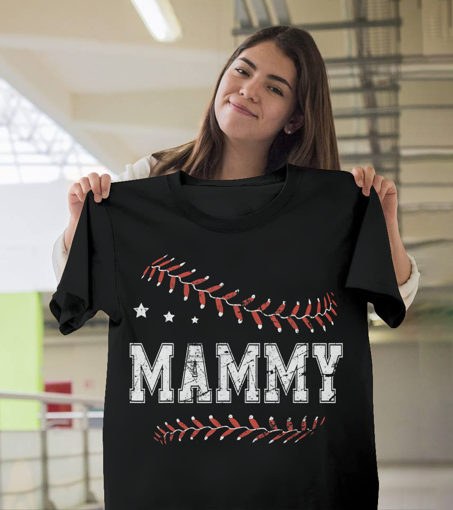 Mammy Baseball Softball Love T-Shirt