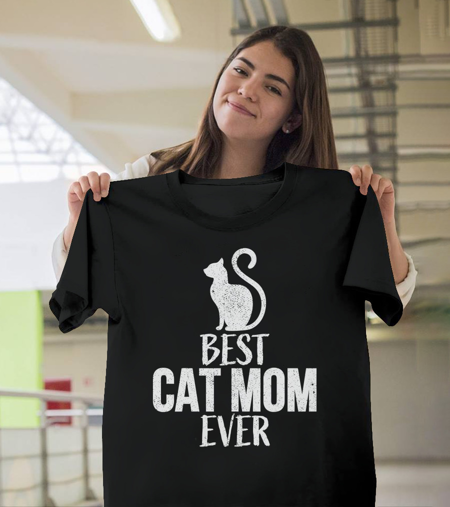 Best Cat Mom Ever Cat T-Shirt