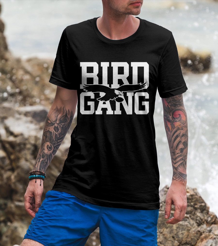 Bird Gang Philadelphia Football Eagle Mascot Fan Gear T-Shirt
