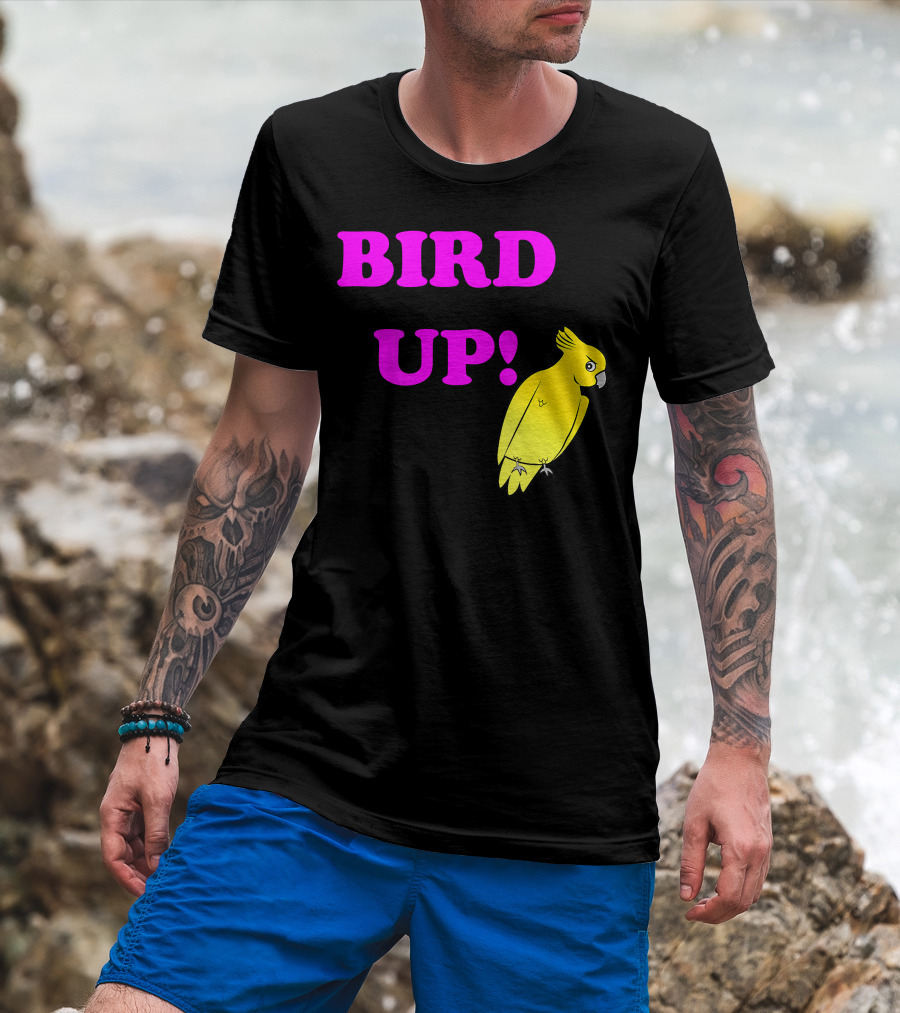 BIRD UP Yellow Parrot T-Shirt