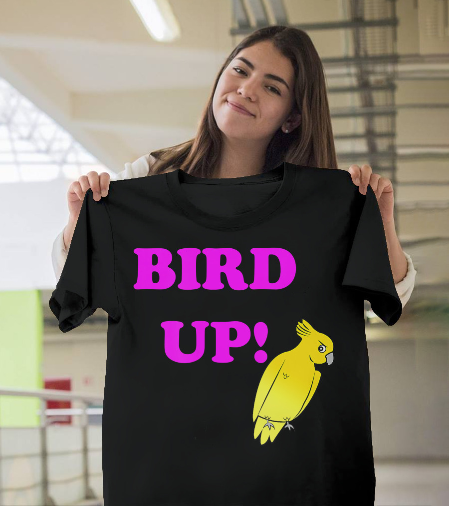 BIRD UP Yellow Parrot T-Shirt