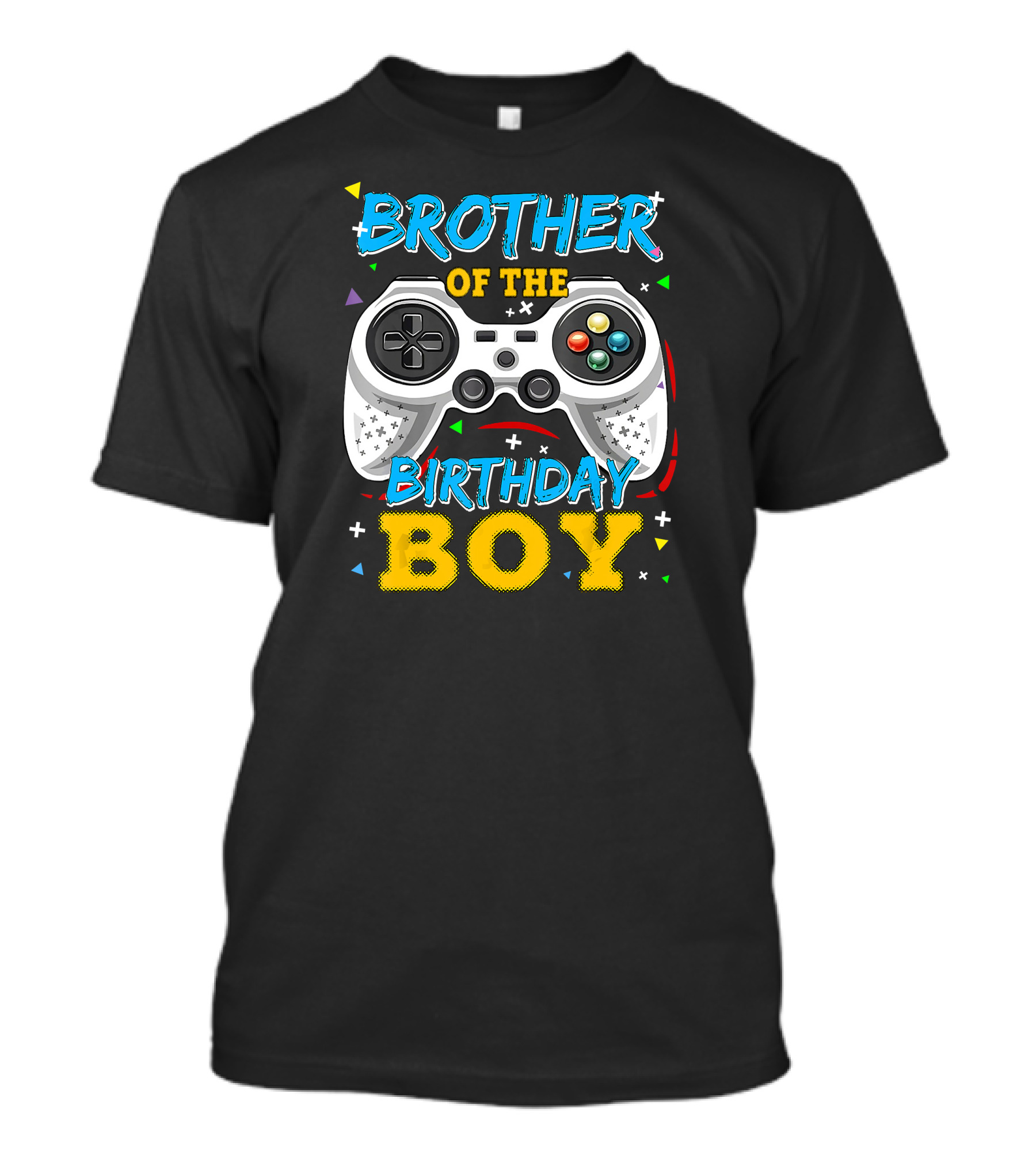 Brother Of The Birthday Boy Video Game Controller T-Shirt
