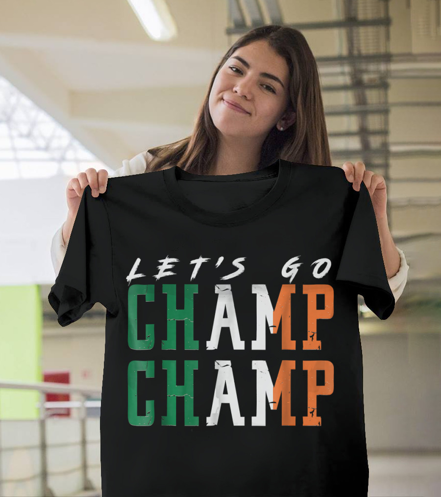 LET'S GO CHAMP CHAMP MMA Irish Colors T-Shirt
