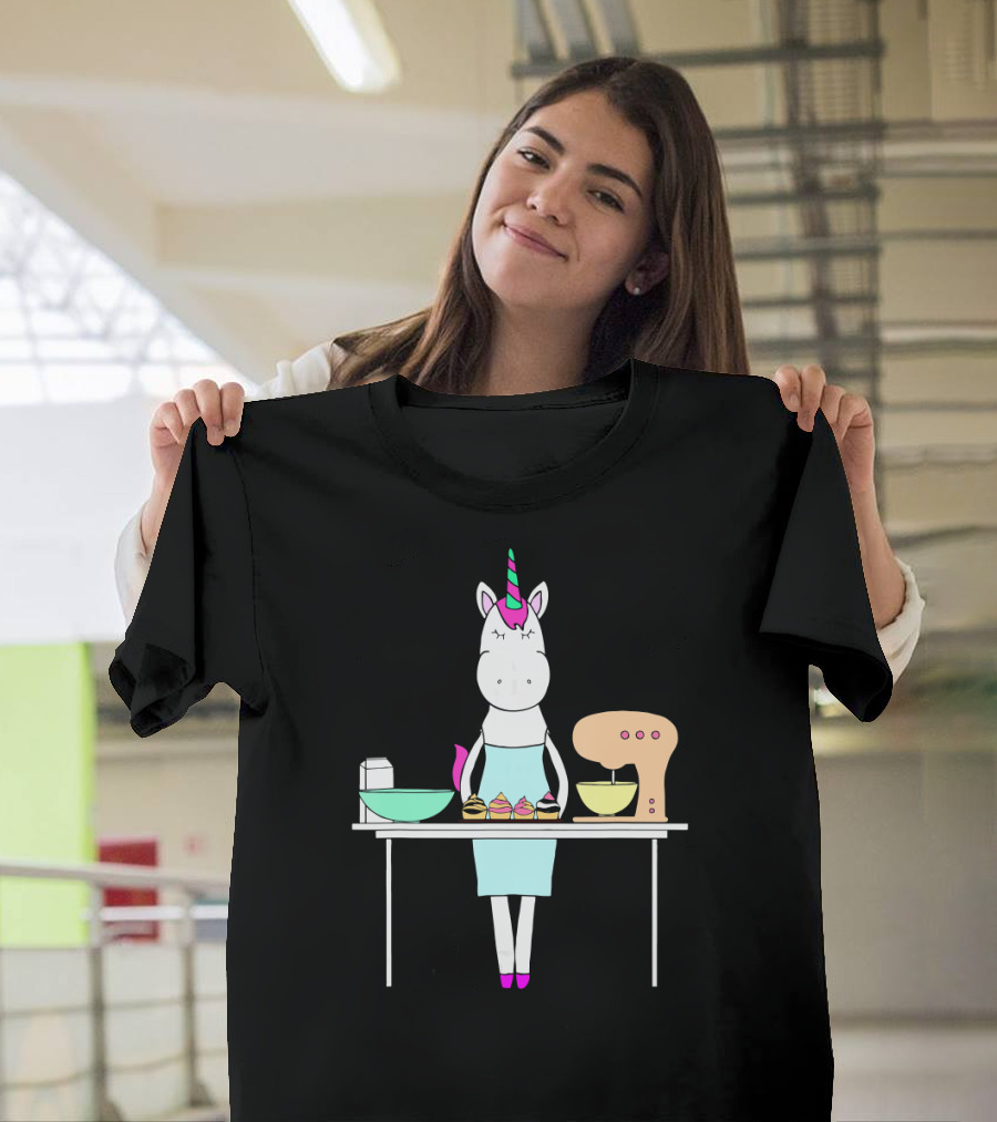 Unicorn Baking Fun Lover T-Shirt