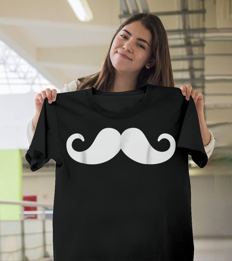 Mustache Classic Style Beard T-Shirt