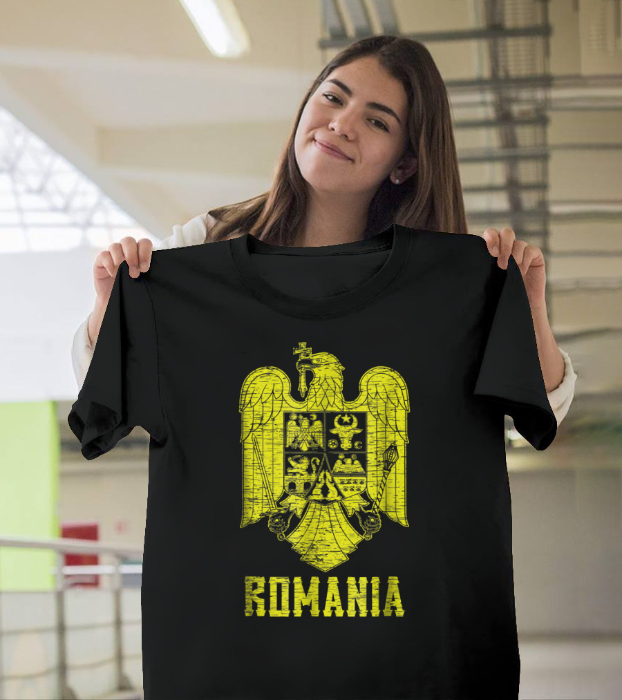Romania Coat of Arms Emblem T-Shirt