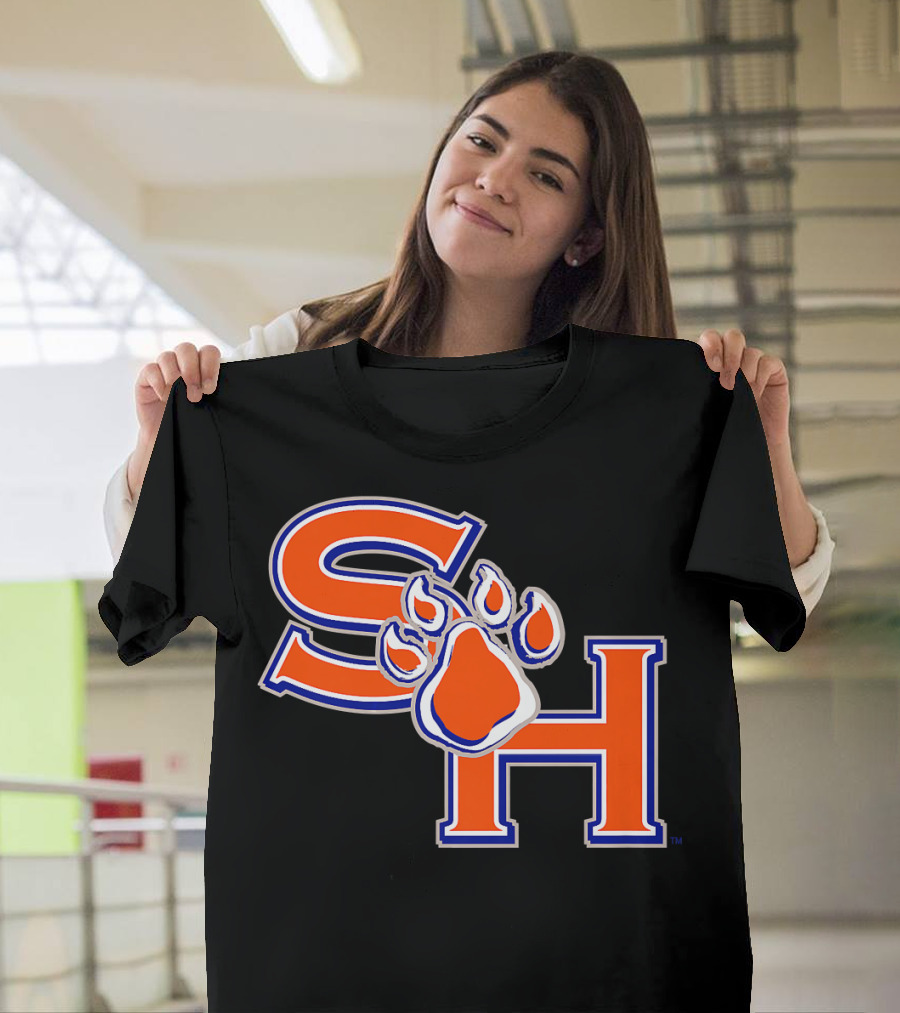 Sam Houston State University SH Paw Prints T-Shirt