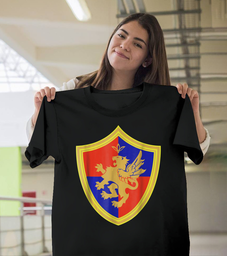 Medieval Knight Armor Halloween Costume Shield with Griffin Emblem T-Shirt
