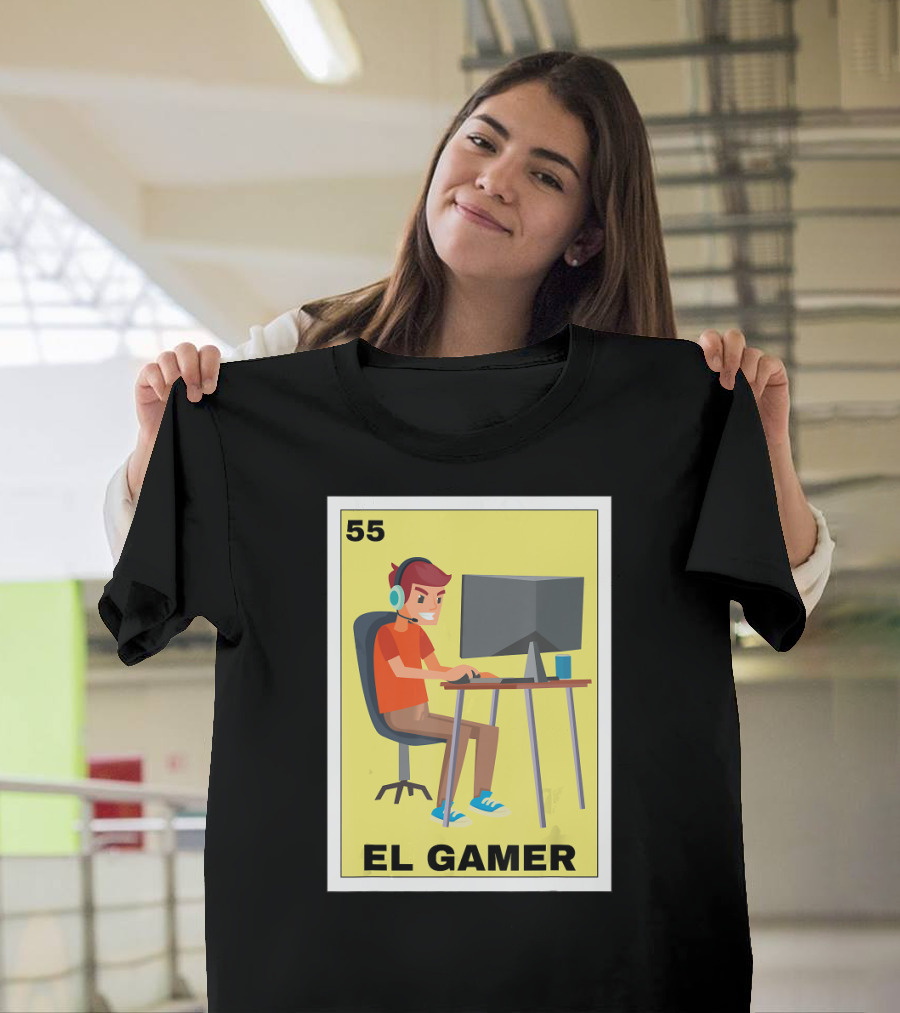 55 El Gamer Mexican Lottery T-Shirt