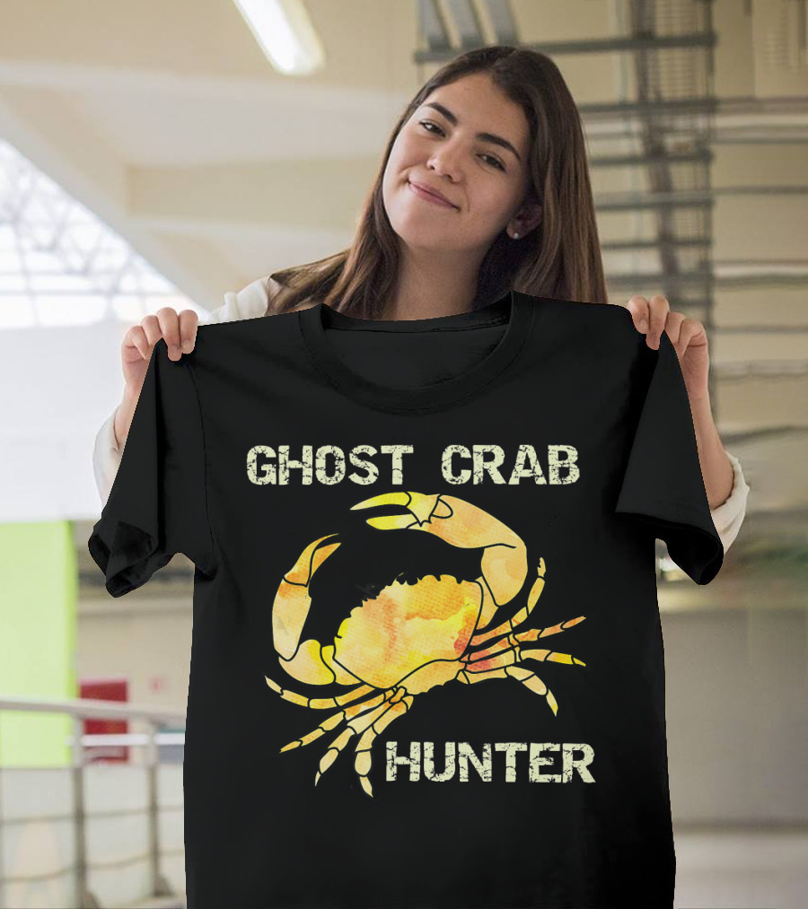 GHOST CRAB HUNTER YELLOW WATERCOLOUR CRAB T-Shirt