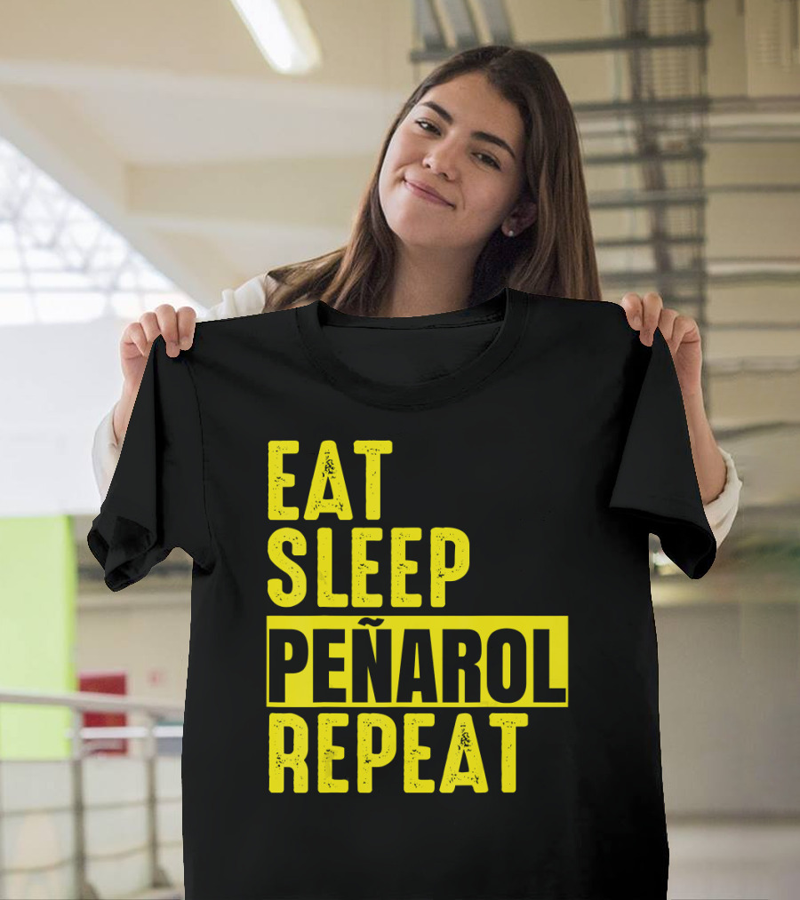 Peñarol Eat Sleep Repeat Soccer Football T-Shirt
