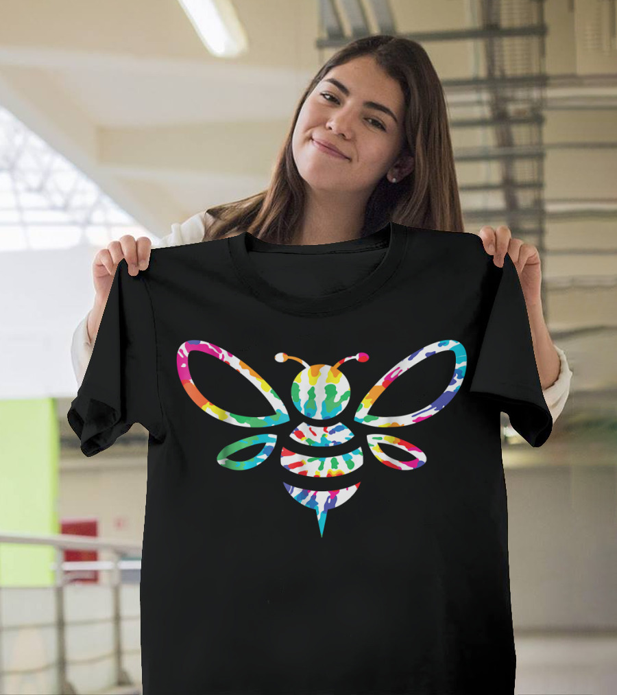 Tie Dye Honeybee Awareness T-Shirt