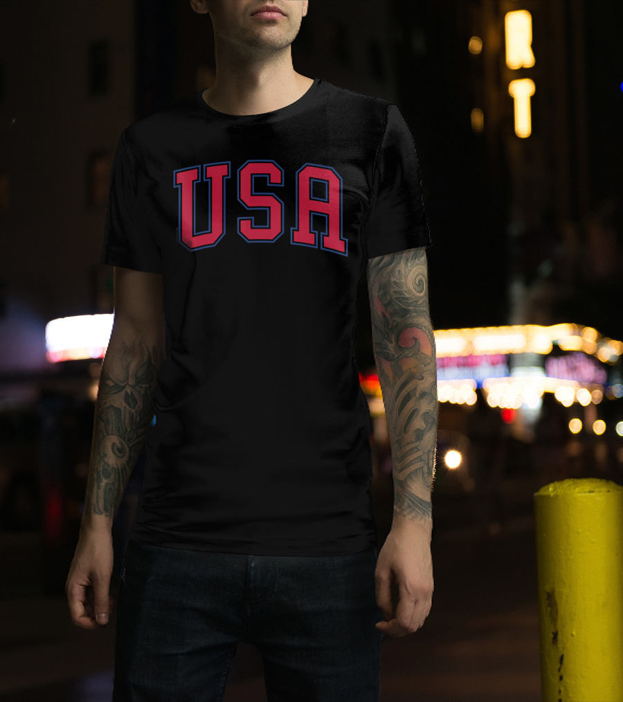 USA Patriotic American Women Men T-Shirt