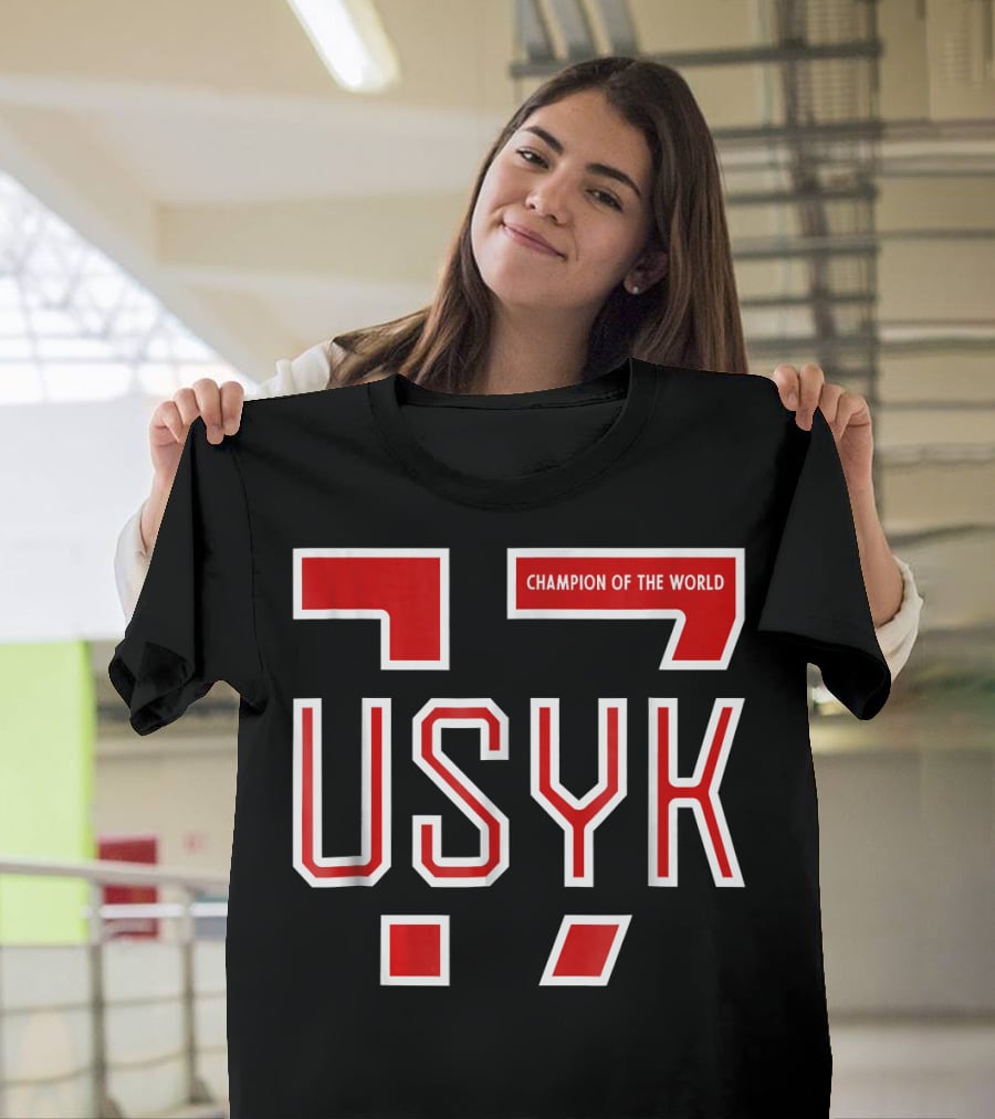 Usyk Champion Of The World Fan Club T-Shirt