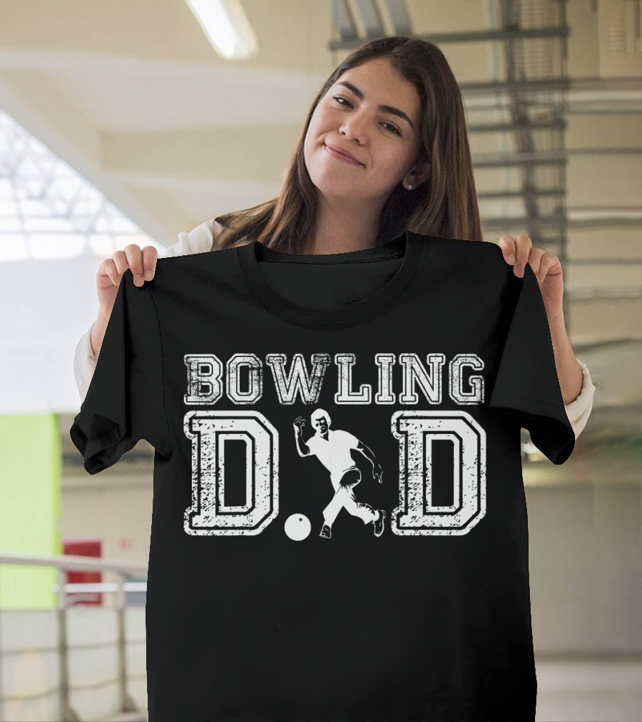 Bowling Dad Bowler Daddy Father's T-Shirt