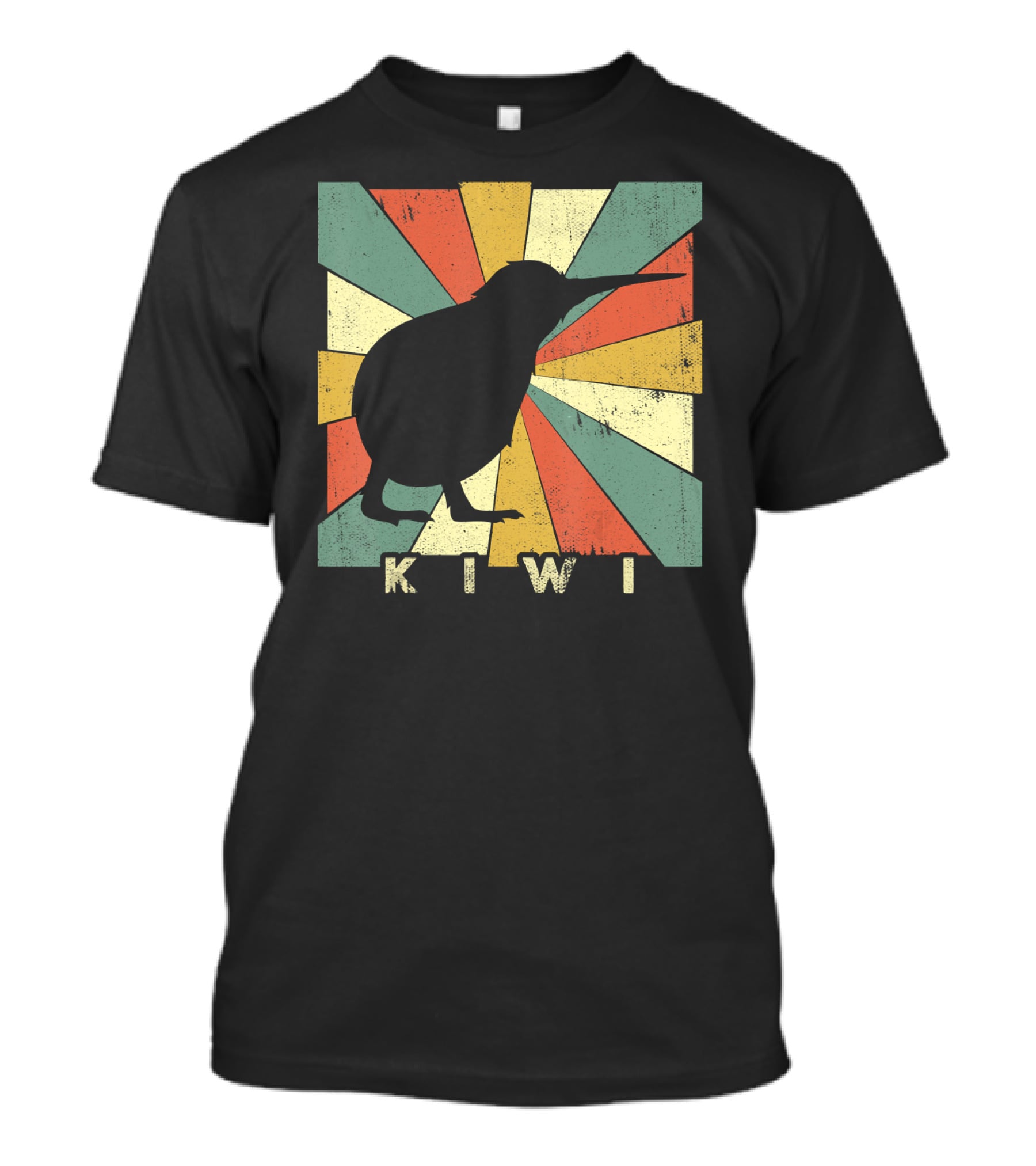 Vintage Kiwi Bird Retro Style Animal Lover T-Shirt