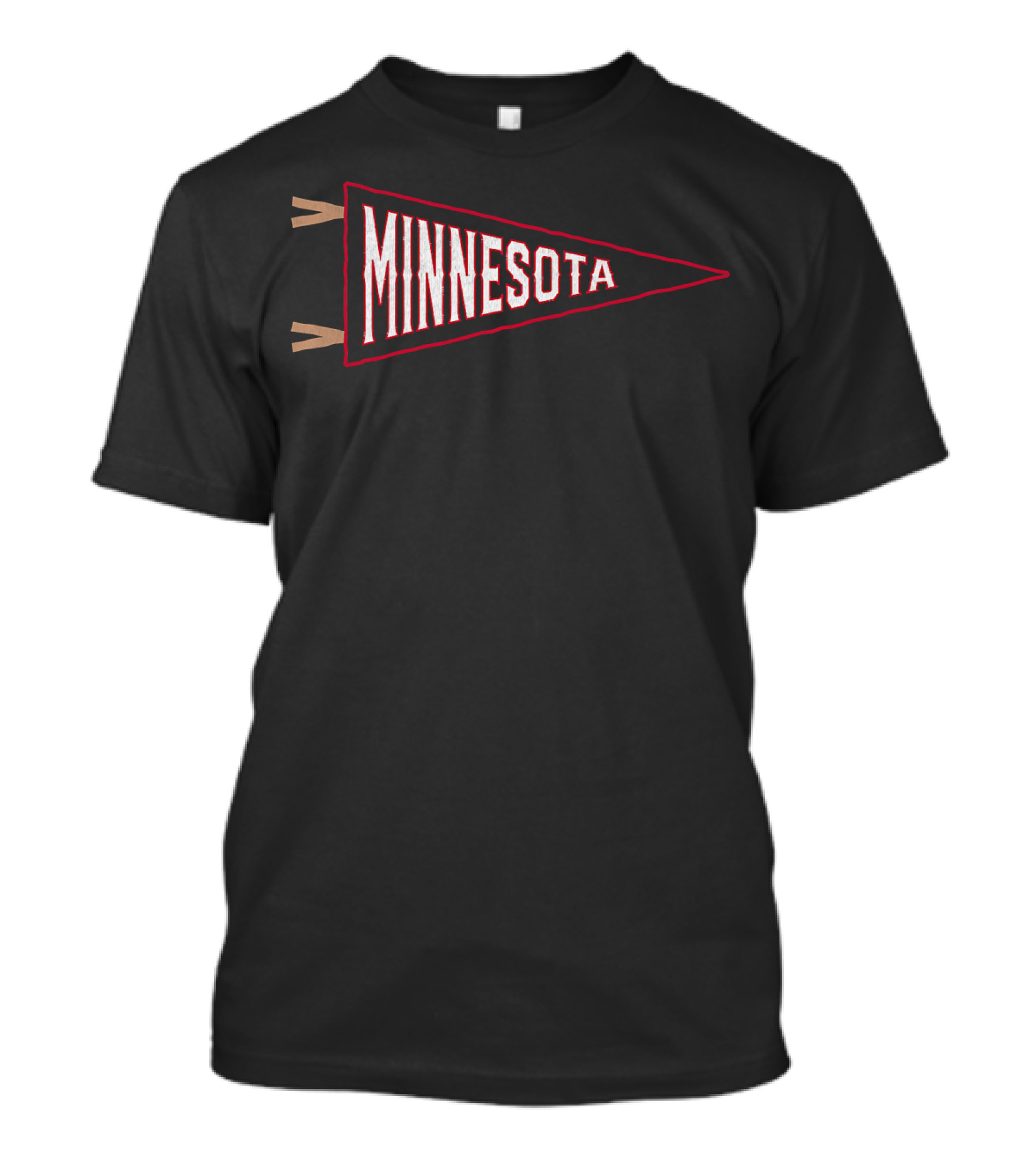 Minnesota Vintage Baseball Pennant Retro Sports Souvenir T-Shirt