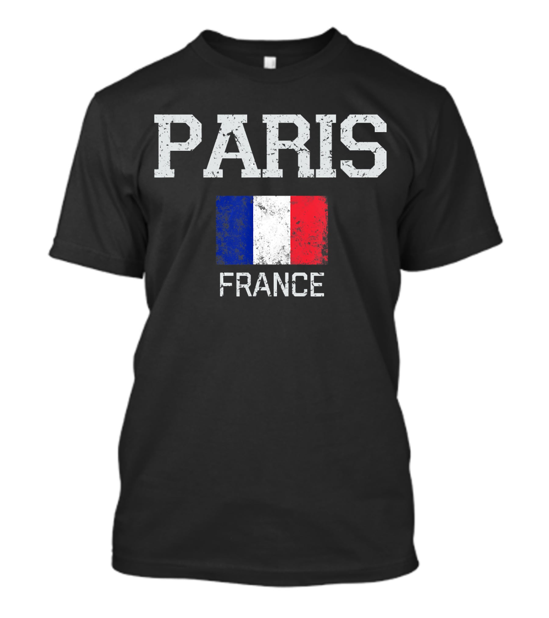 Paris France Vintage Flag T-Shirt