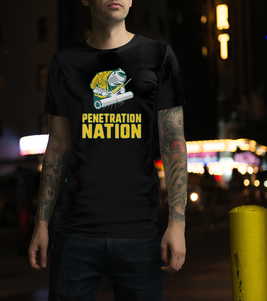 Penetration Nation Welder Spark Action T-Shirt