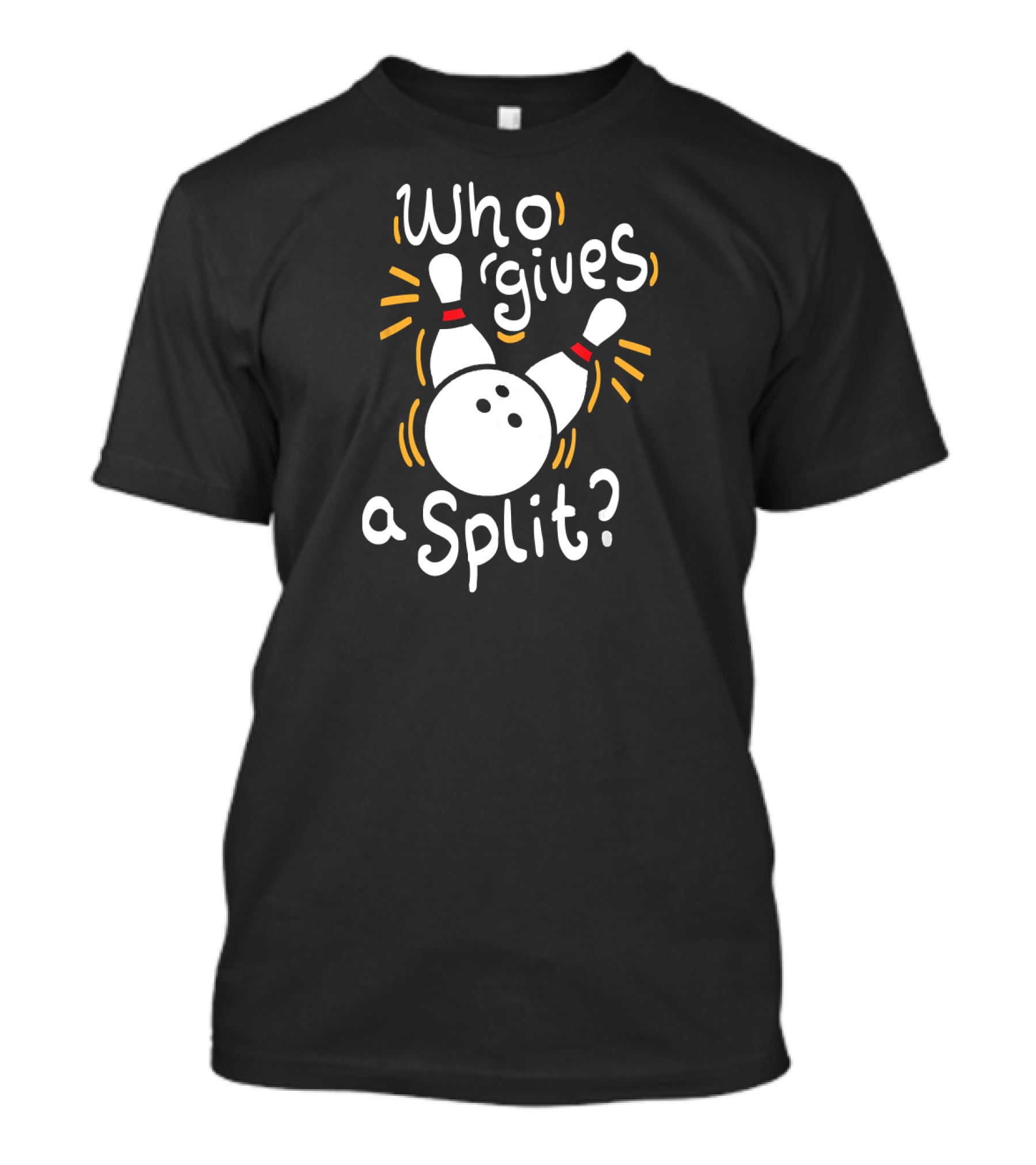 Who Gives A Split Funny Bowling T-Shirt