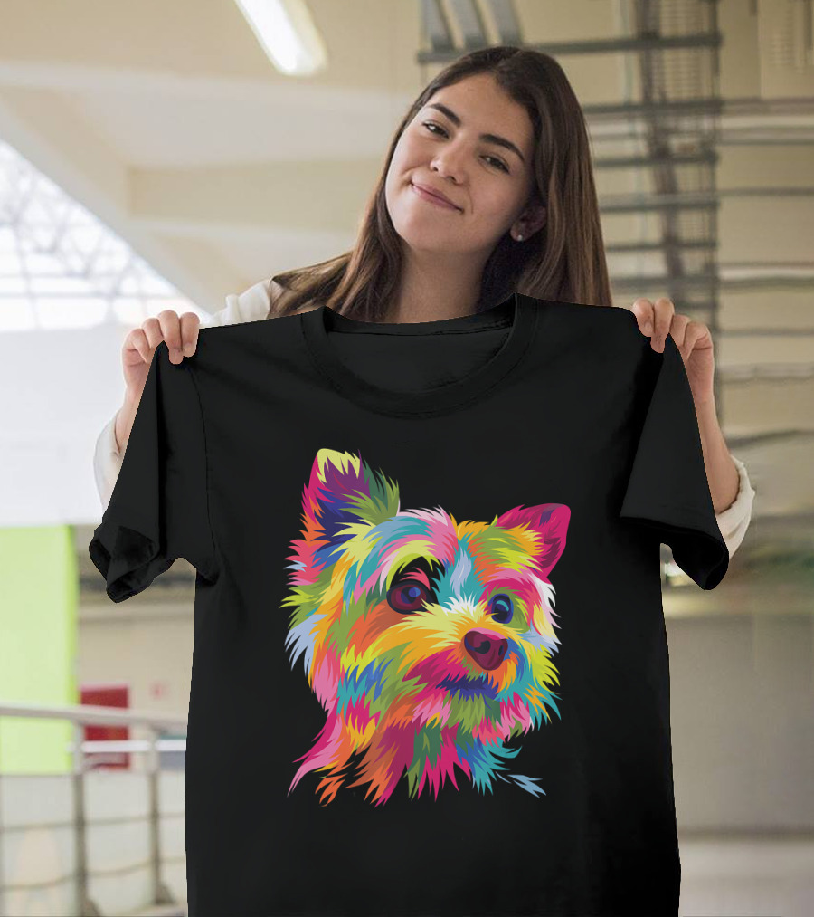 Yorkshire Terrier Vibrant Yorkie Pop T-Shirt