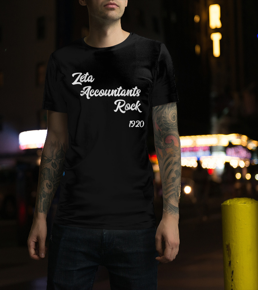 Zeta Accountants Rock 1920 T-Shirt