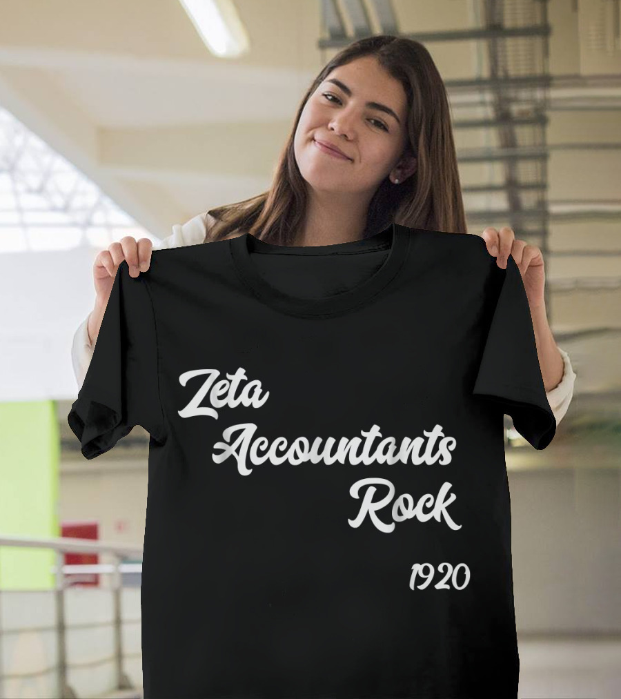 Zeta Accountants Rock 1920 T-Shirt