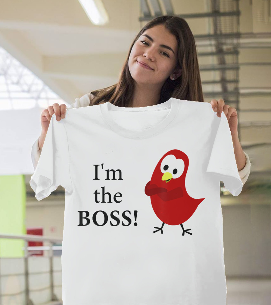 I'm The BOSS Sammy Bird Red Bird Character T-Shirt