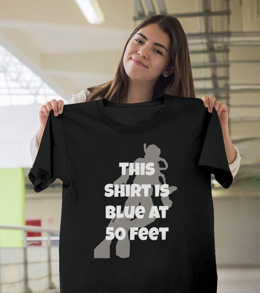 This Shirt Is Blue at 50 Feet Scuba Diving Physics T-Shirt