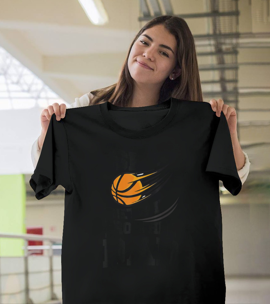 She Gets It from Her Dad Basketball Funny Girls Women's T-Shirt