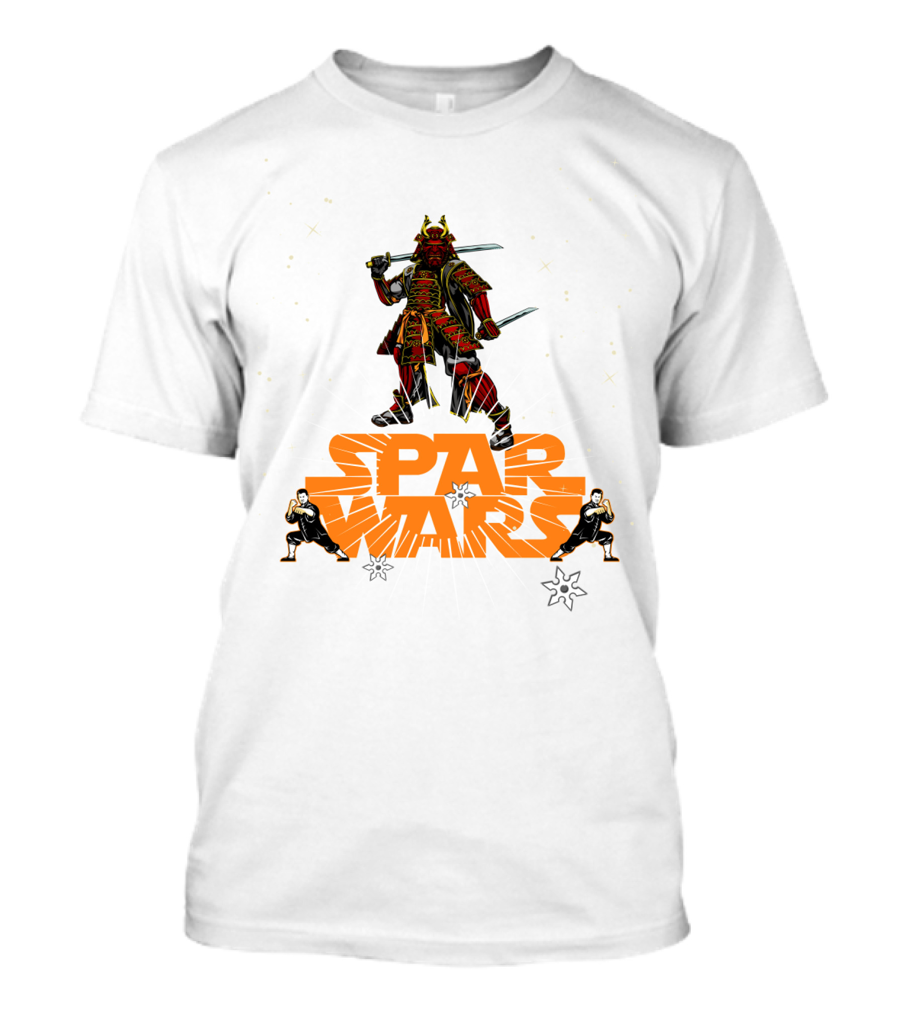Spar Wars Samurai Kick Boxing Taekwondo MMA T-Shirt