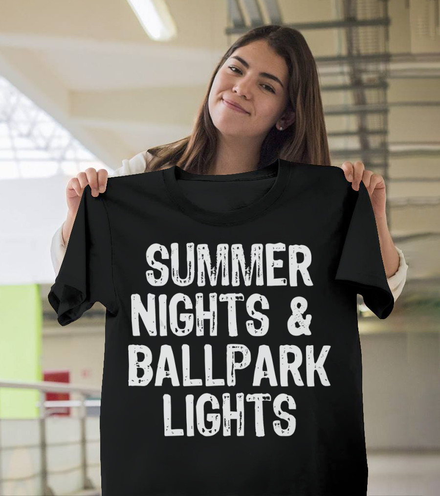 Summer Nights and Ballpark Lights T-Shirt