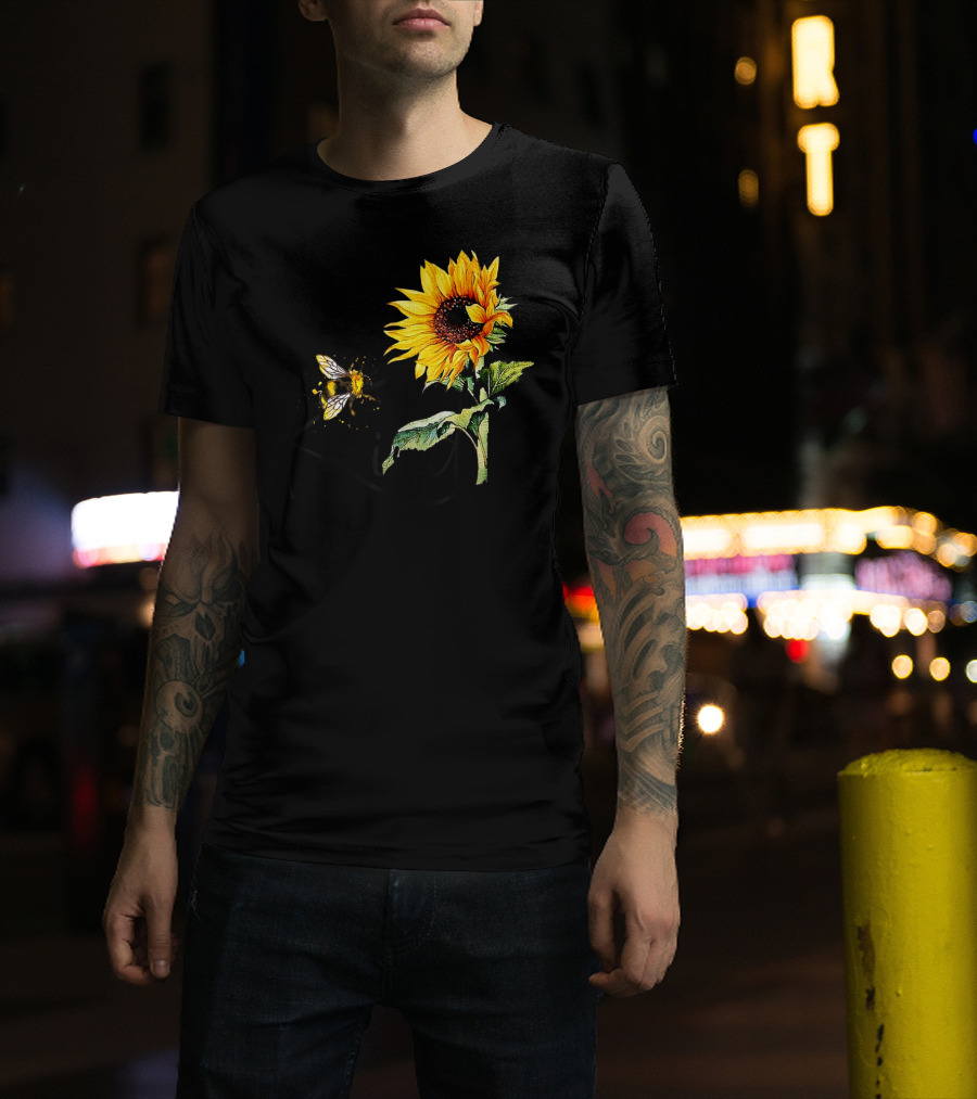 Sunflower Bee Kind T-Shirt