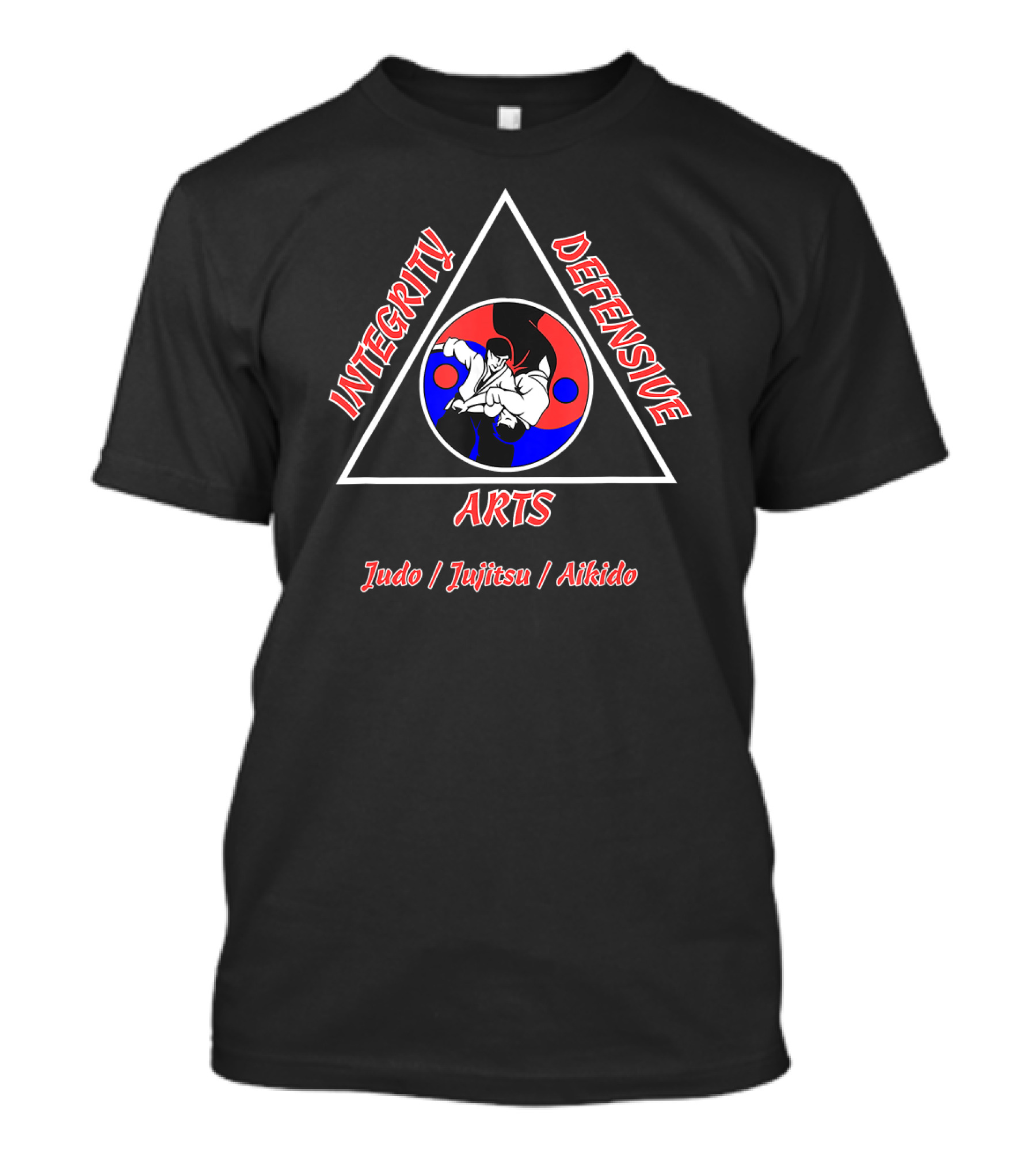 Integrity Defensive Arts Judo Jujitsu Aikido Triangle T-Shirt