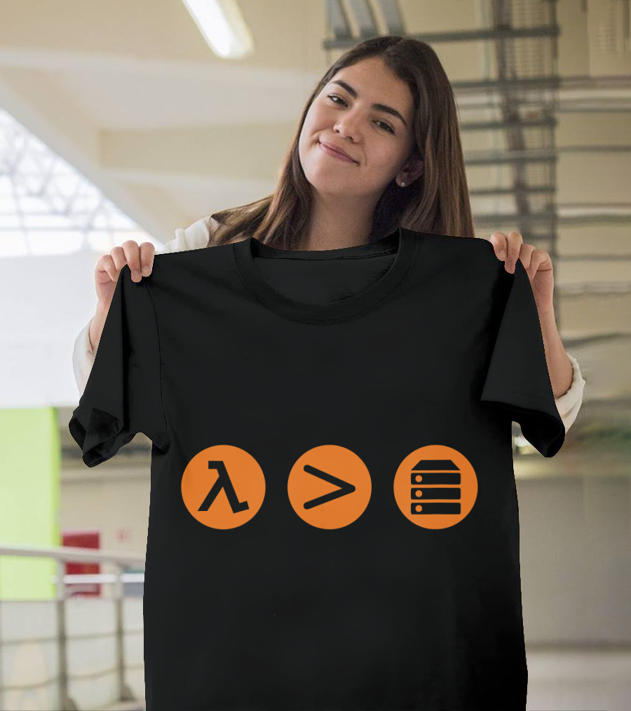 AWS Lambda Greater Than Server T-Shirt