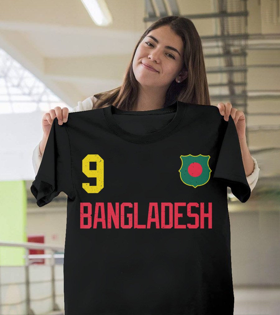 9 Bangladesh Football Soccer Cricket T-Shirt