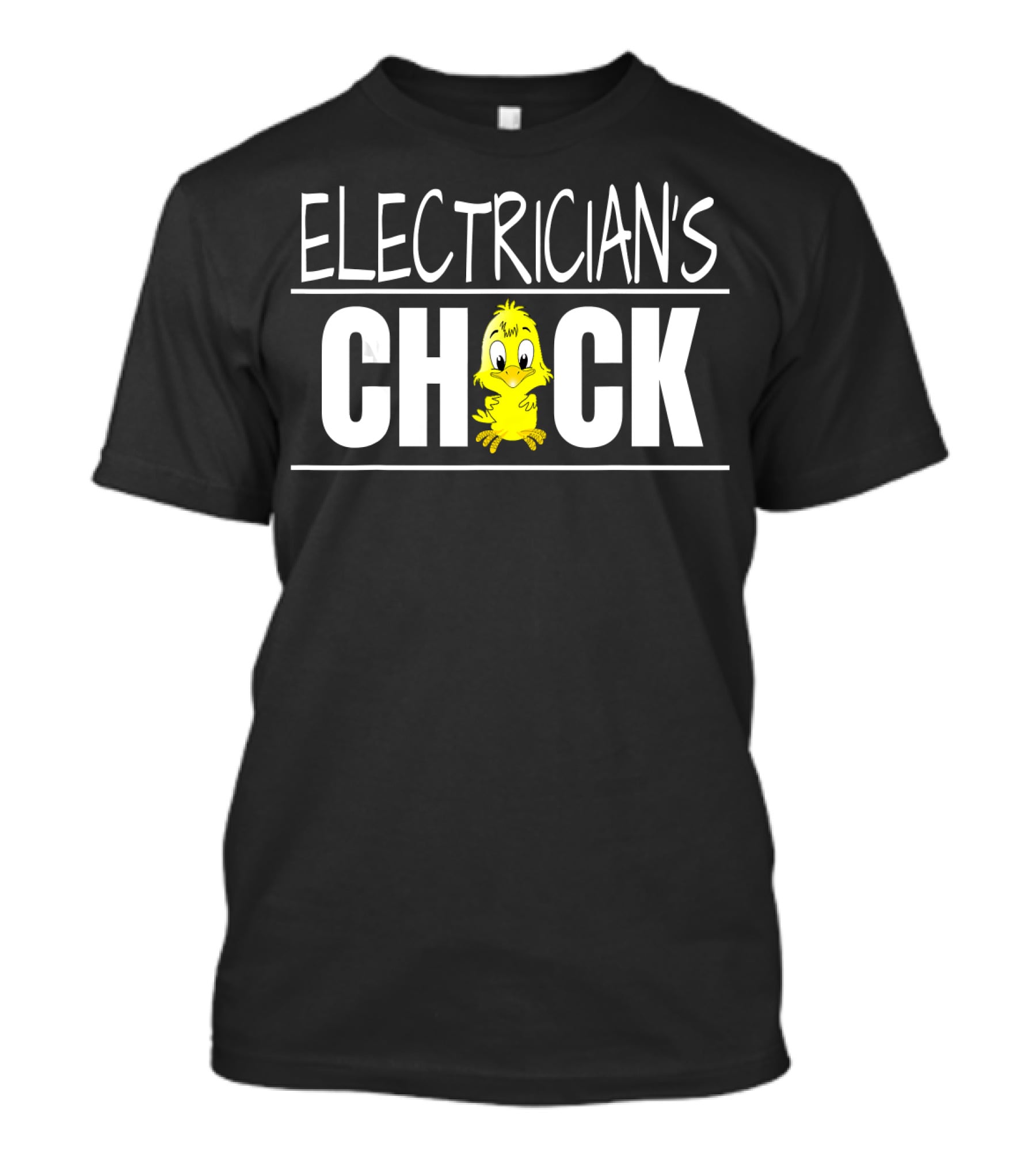Electrician's Chick Wife Girlfriend Cute Yellow Bird T-Shirt